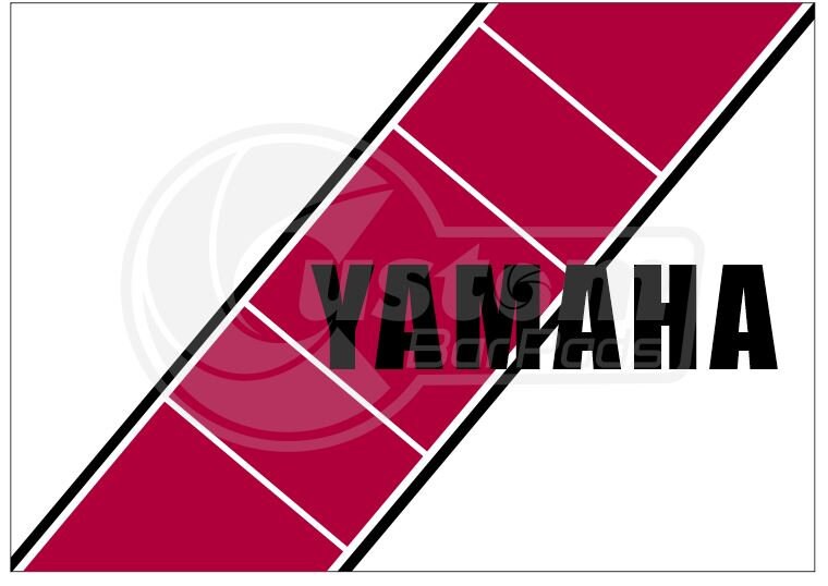 Yamaha Diagonal Stripe Crossbar Pad