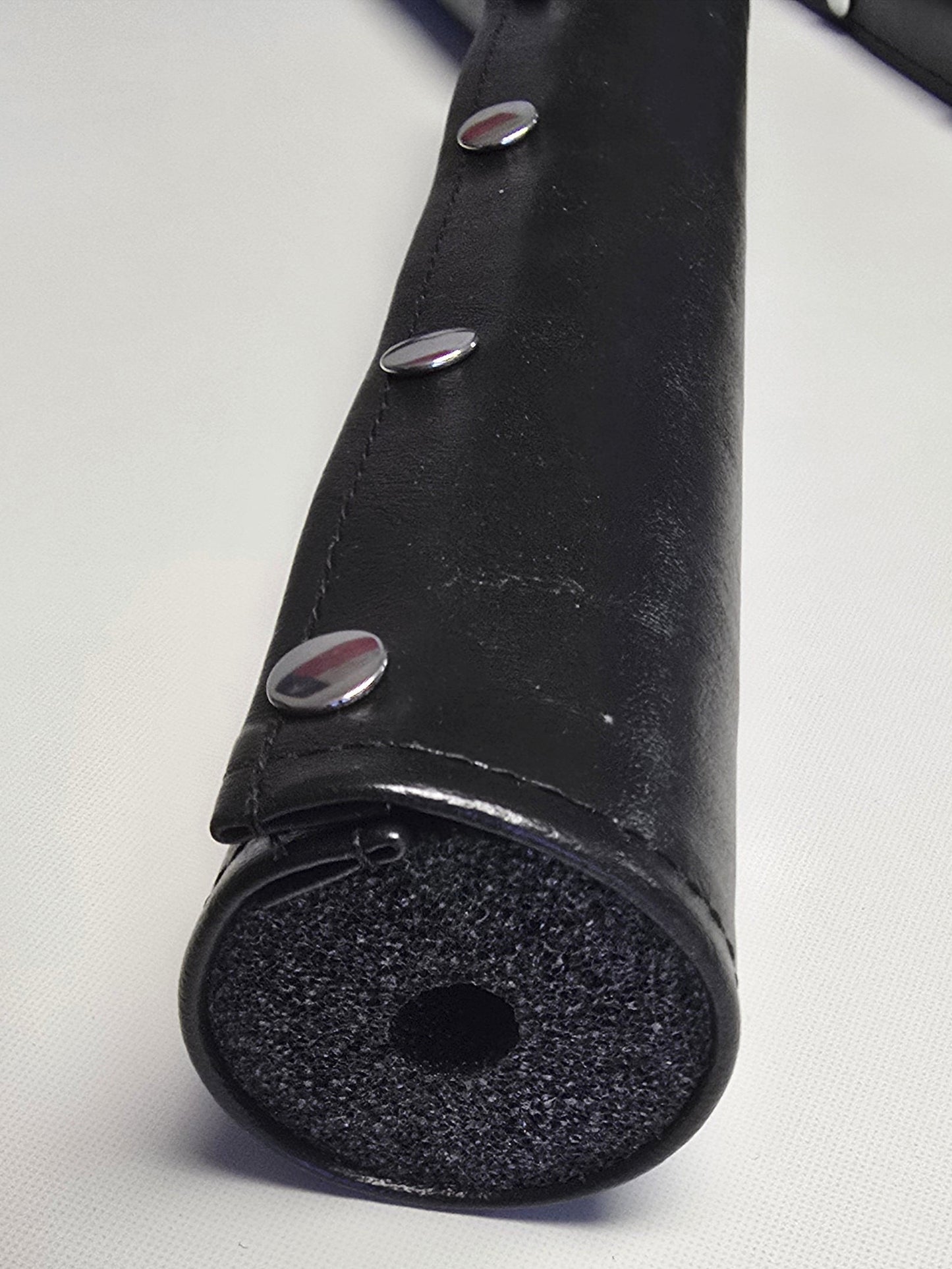 Honda Vintage Vinyl Bar Pad - Black 12" long on 2" Foam