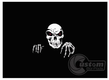 Skull and Hands Crossbar Pad