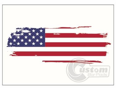 Torn American Flag Crossbar Pad