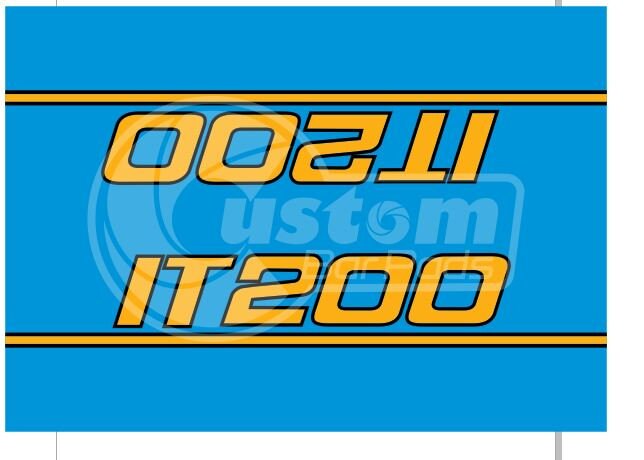 Yamaha IT 200 Crossbar Pad - Blue