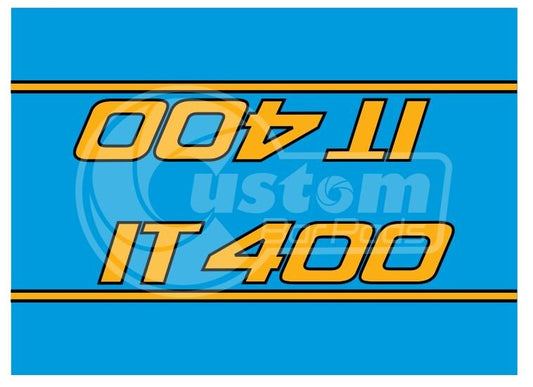 Yamaha IT 400 Crossbar Pad - Blue