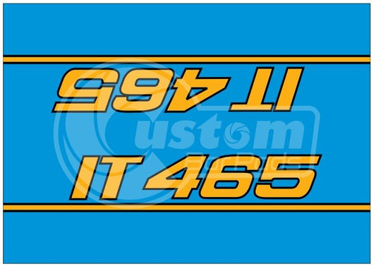 Yamaha IT 465 Crossbar Pad - Blue