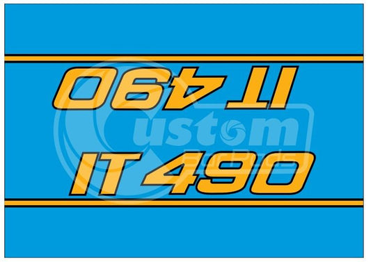 Yamaha IT 490 Crossbar Pad - Blue