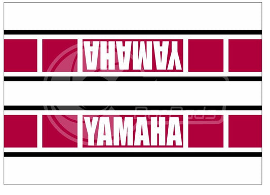 Yamaha Racing Stripe Crossbar Pad - R - MATTE Finish