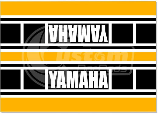 Yamaha Racing Stripe Crossbar Pad - MATTE Finish